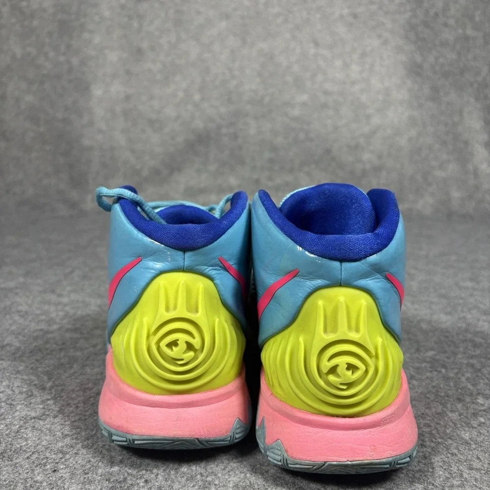 Nike‎ Kyrie 6 Heal the World Basketball Shoes 6Y Blue Pink Mid Top Sneaker
